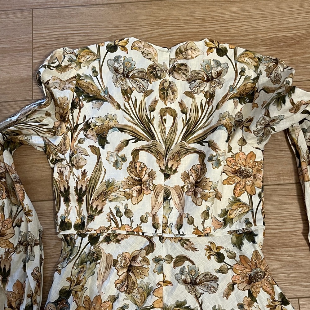 NWOT Zimmermann Chintz Floral Midi Dress - Picture 8 of 13